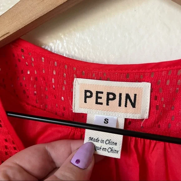 Anthropologie | Eyelet Flutter Sleeve Top - Picture 3 of 6